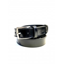 3cm wide black leather belt