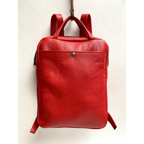 Red  Retro backpack