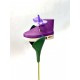 Clog flower purple
